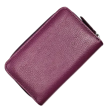 NovaKabelka.cz Dámská kožená peněženka WB009 Purple
