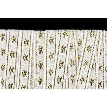 Stuha Stuha ozdobná 8mm 12104 - Bílá, 8 mm