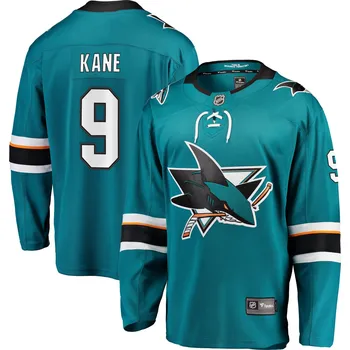 Fanatics Pánský dres San Jose Sharks NHL #9 Evander Kane Breakaway Alternate Jersey Velikost: L, Distribuce: USA