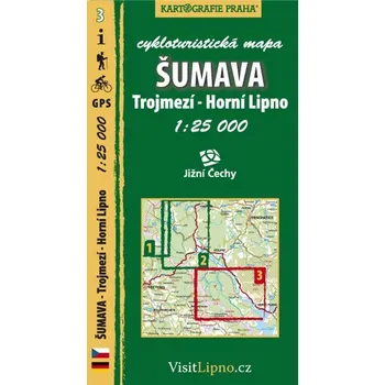 Cestování Šumava - Trojmezí, Horní Lipno - cykloturistická mapa č. 3 /1:25 000