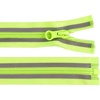 Zip Zip spirálový No 5 reflexní délka 75 cm - 1 (535) zelená neon