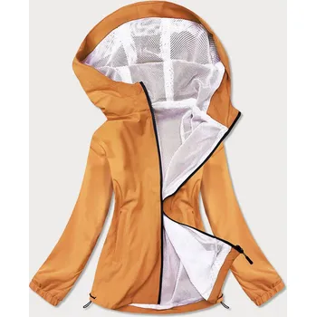 Letní dámská bunda v barvě kurkumy s podšívkou (HH036-10) odstíny žluté S (36)