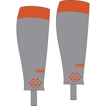 Saller CELTIC 2.0 Stulpny bez ponožky BARVA: 555 šedá-neon oranžová, Velikost: JUNIOR Profesionální bezponožkové stulpny