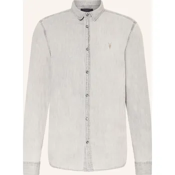 Pánská košile Allsaints Pánská Košile Gleason Regular Fit, 7 grey, 40