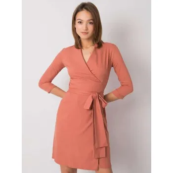 Dámské šaty Dámské šaty se zavazováním Edelie cihlové