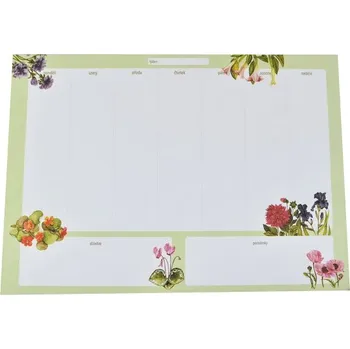 Týdenní plánovač Botanica A4, 55 listů