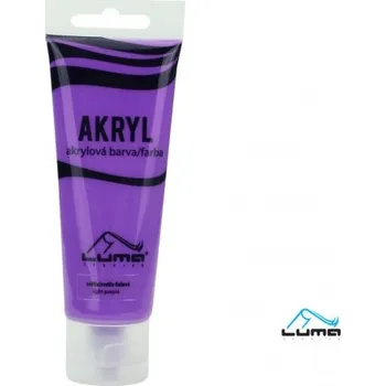 Speciální výtvarná barva Barvy akrylové 75ml, fialová světle Luma