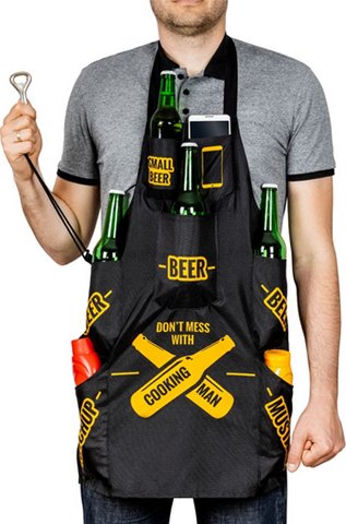 Pravá kuchařská zástěra pro muže EN