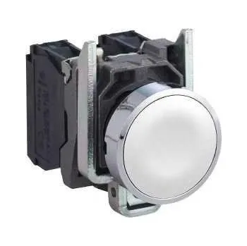 vypínač Schneider Electric XB4BA11 P/B,bílá,1N/O, zpětný návrat