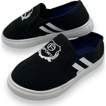 Dívčí pantofle Sport Dívčí černé bačkory 01 Barva: Černá, Velikost: 33