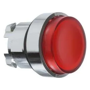 Stykač Schneider Electric ZB4BW143 Ovládací hlavice stiskací prosvětlená, s přesahem - rudá