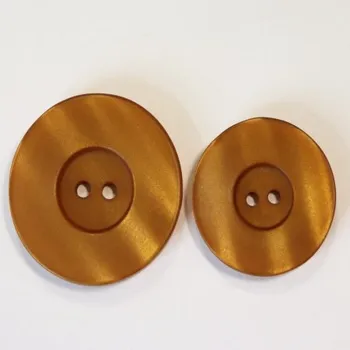 Knoflík knoflik KABÁT HNĚDÝ VELKÝ 773754/54/5 - Hnědá, 28mm