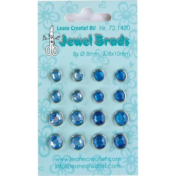 Výtvárné potřeby Hřebíčky na scrapbook - modré 16ks