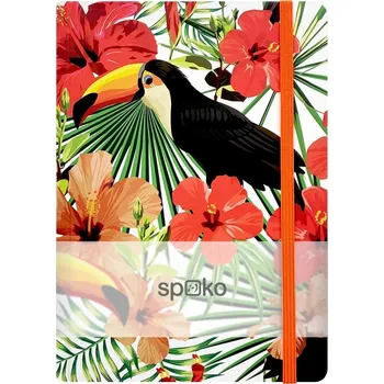 Spoko zápisník Jungle tukan A5, linkovaný
