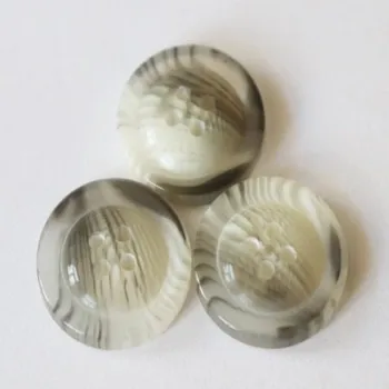 Knoflík Knoflík šedý 255341/28 - Šedá, 18 mm