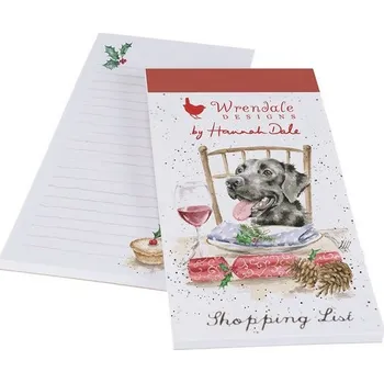 Cizojazyčná kniha Nákupní seznam s magnetem "Is This My Seat" Wrendale Designs – pes