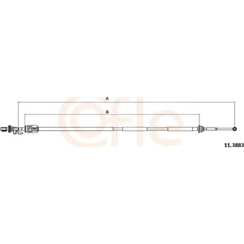 Převodovka Tazne lanko, rucni prevodovka COFLE 11.3883