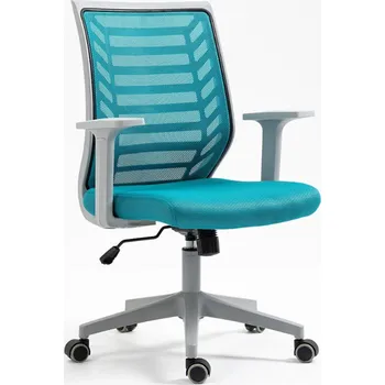 Kancelářská židle Q-320 šedo/modrá