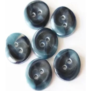 Knoflík 459007 Knoflík tm.modrý 8284/24 - Modrá, 15 mm
