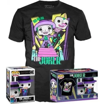 Funko POP & Tee: Joker w/Speaker - velikost trička M