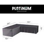 Platinum 255/255x100x70 cm- ochranný kryt na zahradní rohovou sedačku AeroCover 7941