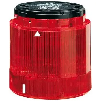 Poplachová siréna LOVATO Electric 8LT7GLB4 signální sloup, blikací modul, Červená, 24VAC/DC