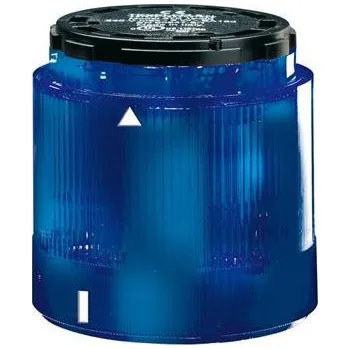 Poplachová siréna LOVATO Electric 8LT7GLB6 signální sloup, blikací modul, Modrá, 24VAC/DC