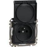 Zásuvka 230V 16A IP44 bezšroubová antr