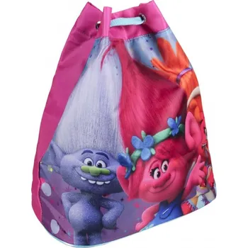 Školní sáček Zatahovací fashion sáček přes rameno TROLLS, 2100001686
