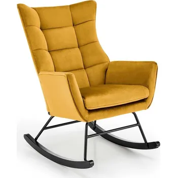 Křeslo Houpací křeslo Bazalto, žlutá