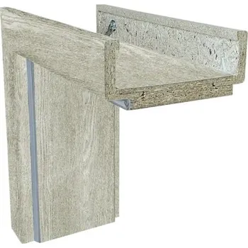 Zárubeň Obložková zárubeň Solodoor 60 L šířka 80 mm earl grey