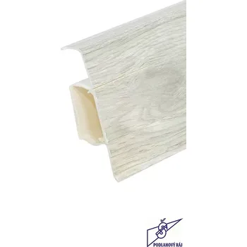 soklová lišta Lišta soklová SLK 60 Q Döllken, 2159 - 2,5m (Elektrikářská podlahová lišta Döllken SLK60 Q lišta 5125270 2159)