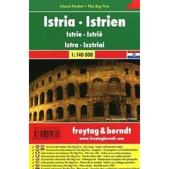 Populárně naučná literatura pro dospělé AK 7405 IP Istrie 1:140 000 kapesní lamino