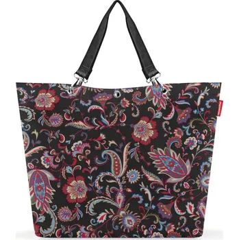 Plážová taška Velká taška Reisenthel Shopper XL Paisley black ZU7064
