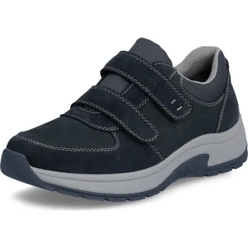 Pánská obuv PÁNSKÉ POLOBOTKY RIEKER 11051-14 MODRÁ Barva: MODRÁ, Velikost: 47