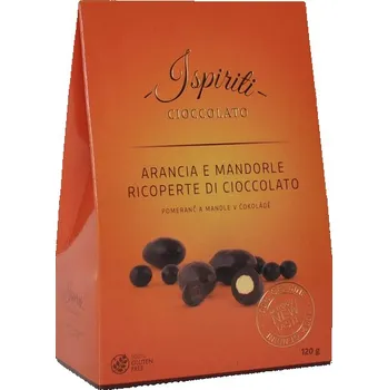 ISPIRITI Pomeranč a mandle v hořké čokoládě 120g