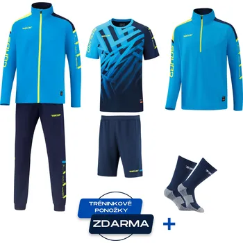 Saller SQUAD50 Tréninkový set BARVA: 144 světle modrá-tmavě modrá-neon žlutá, Velikost: 152 Kompletní výbava pro váš tým