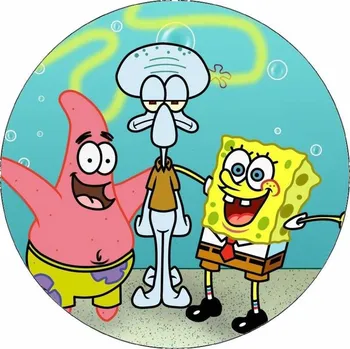 Jedlá dekorace na dort Jedlý papír Sponge Bob a přátelé 19,5 cm