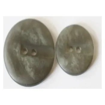 Knoflík Knoflík šedý velký 9802/32 - Šedá, 15mm