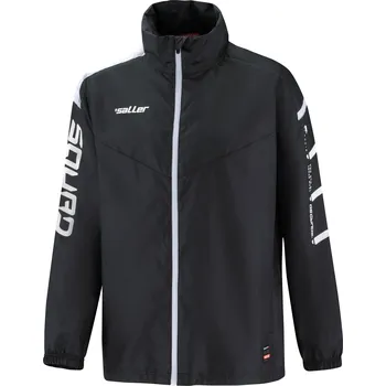 Saller SQUAD50 Nepromokavá bunda BARVA: 360 černá-bílá, Velikost: L Lehká sportovní bunda do každého počasí