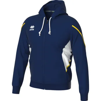 Pánská mikina ERREA mikina s kapucí CLANCY BARVA: tmavě modrá - bílá - žlutá, Velikost: S