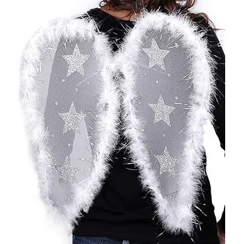 StoklasaAndělská křídla s peřím a hvězdami