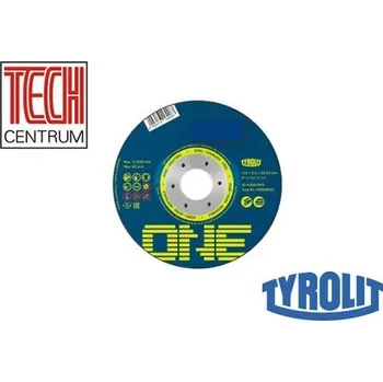 Brusný kotouč TYROLIT Kotouč řezací flex T42 125x3x22,2 OCEL 2v1 A30QB80 34689621 (25ks) ONE - 1 ks/ 24,87 Kč