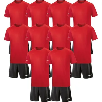 10 x saller tréninkový set BASIC BARVA: 170 červená-černá, Velikost: M