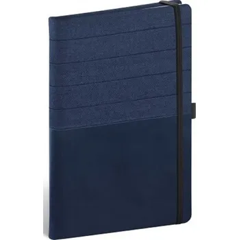 Notes - Skiver modromodrý, linkovaný, 13 × 21 cm