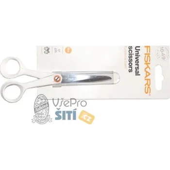 Galanterie Nůžky Fiskars 17 cm bílé- všeob.1020413 - Bílá, 17cm
