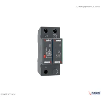 Přepěťová ochrana Hakel 10302 HLSA12,5-320/1+1 SPD typ 1+2
