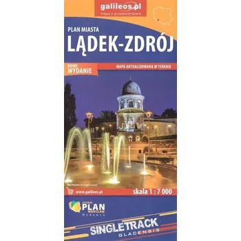 Cestování Lądek Zdrój - plan miasta 1:7000
