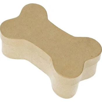 Výtvarná sada Kartonová krabička k dotvoření 11 x 6,5 x 3,5 cm - Kost