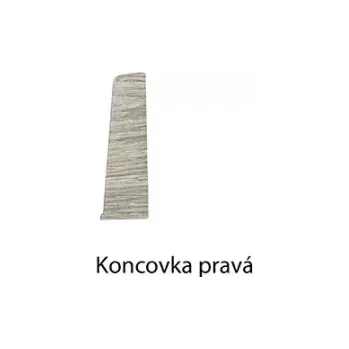 Podlahová lišta Ukončení pravé SLK 60 Q Döllken, 3043